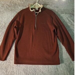 Columbia Men's XL Pullover 1/4 Zip Fleece Lined Sweater Casual Comfy Outdoor